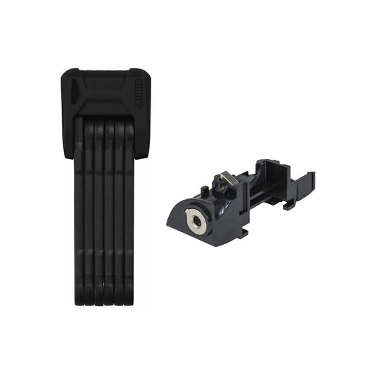 FOLDING LOCK AND BATTERY LOCK SET, 85CM, 2.8', 5.5MM, BLACK