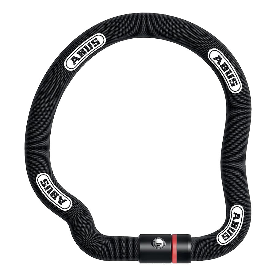 CHAIN LOCK, KEY, 6MM, 110CM, 3.6', BLACK