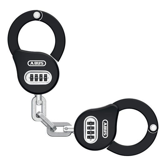 CHAIN LOCK, COMBINATION, 7MM, 100CM, 3.2', BLACK