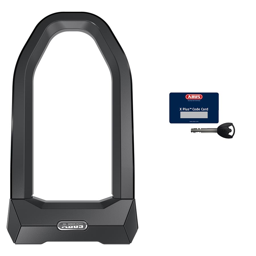 U-LOCK, KEY, 27MM, 16.5X23.0CM, 6.5''X9'', USH2500, BLACK