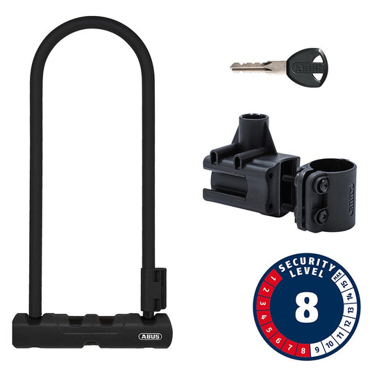 U-LOCK, KEY, 12MM, 170X300MM, 6.7''X11.8'', SH34, BLACK