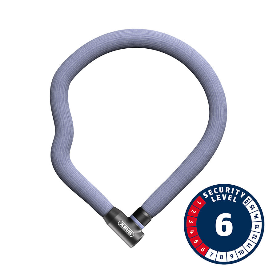 CHAIN LOCK, KEY, 4MM, 110CM, 3.6', FLINT