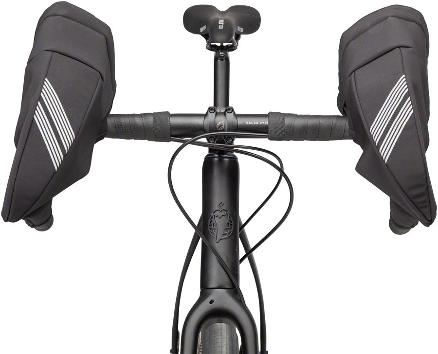 45NRTH DRAUGENKLAW DROP BAR POGIES - BLACK ONE SIZE