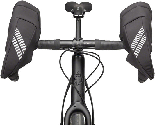 45NRTH DRAUGENKLAW DROP BAR POGIES - BLACK ONE SIZE