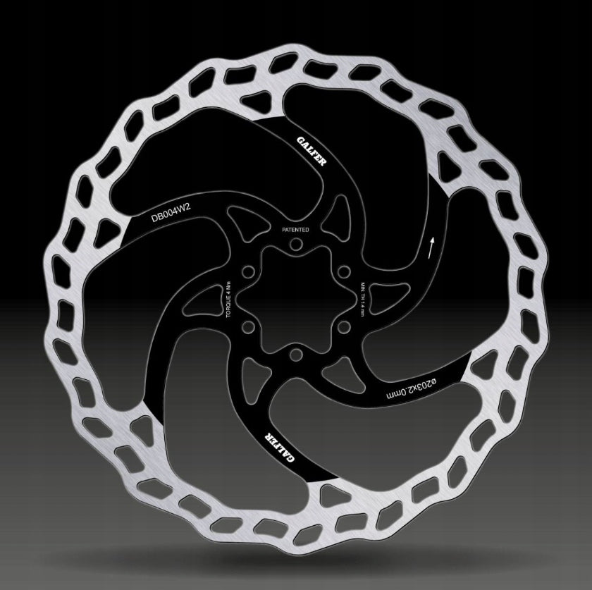 GALFER BRAKE ROTOR 203 X 2 6 BOLT 2,0