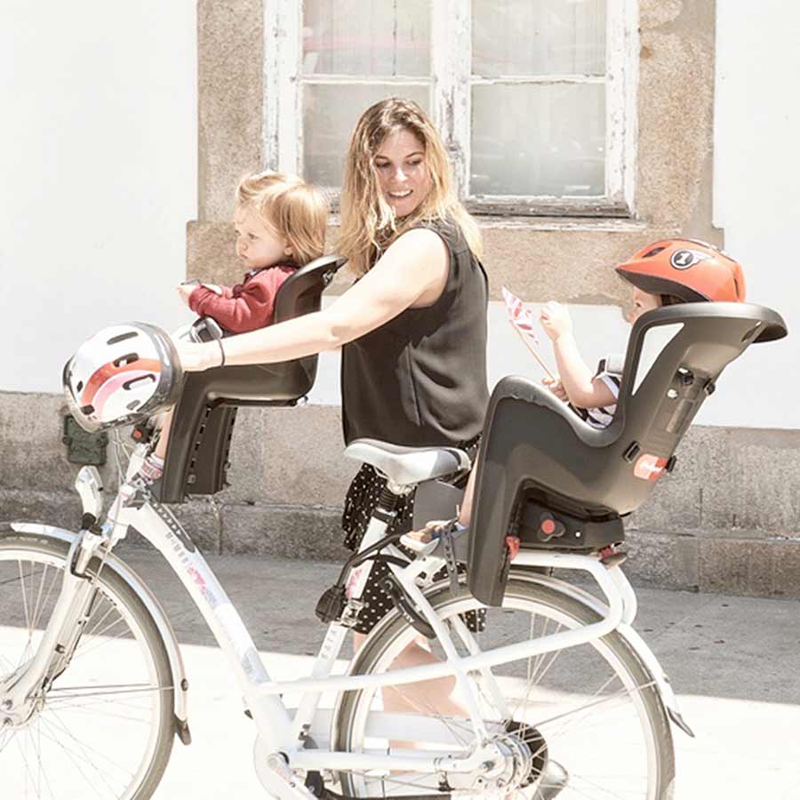 BABY SEAT, BLACK/GREY