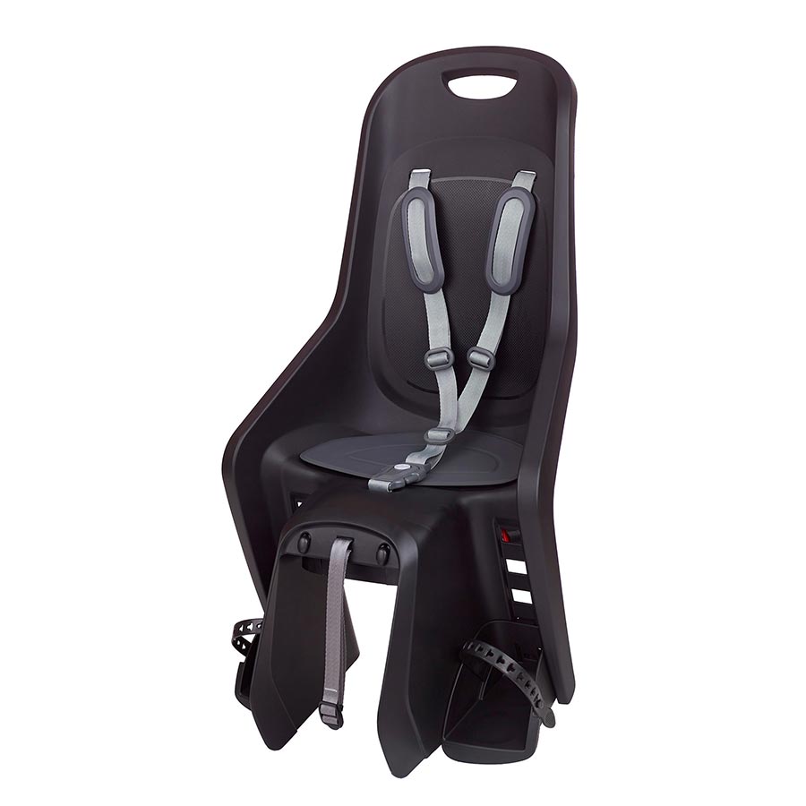 BABY SEAT, ON REAR RACK (NOT INCLUDED), BLACK/DARK GREY, BLACK