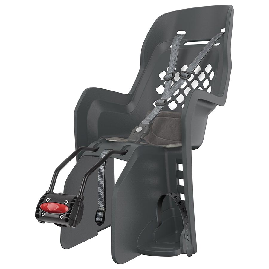 BABY SEAT, ON FRAME, DARK GREY, GREY
