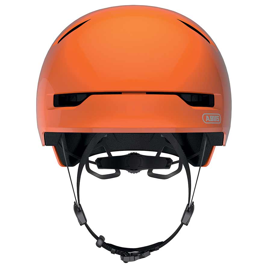 HELMET, SHINY ORANGE, M, 54 - 58CM