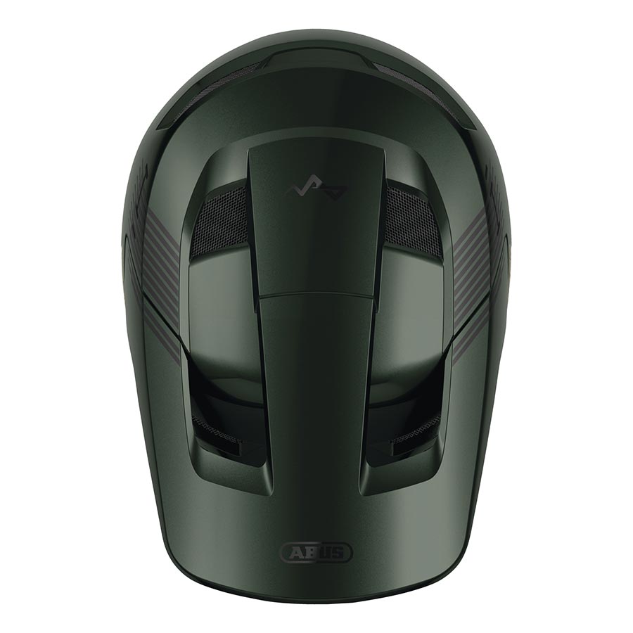 FULL FACE HELMET, L, 59 - 60CM, MOSS GREEN