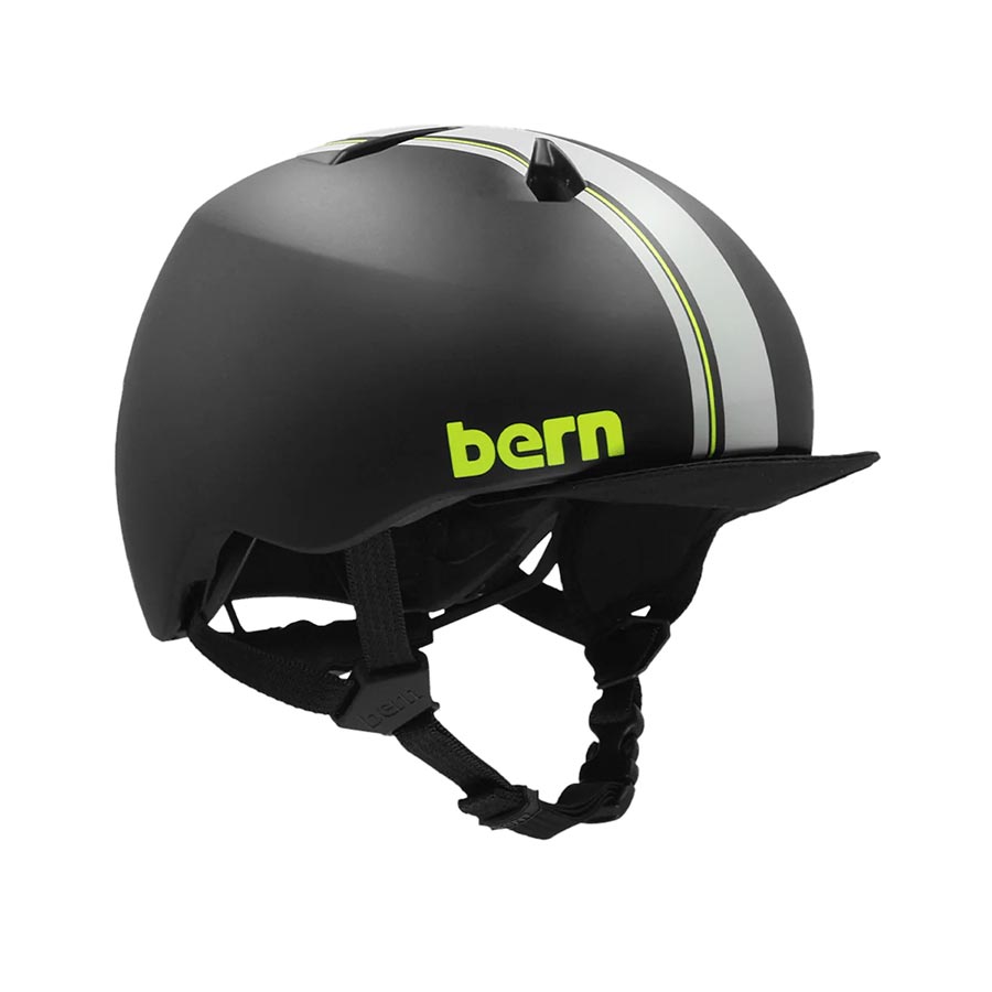 HELMET, SM, 51.5 - 54.5CM, MATTE BLACK RACING STRIPE