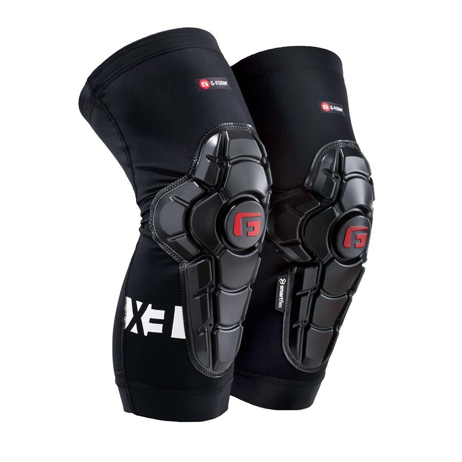 KNEE GUARDS, BLACK, XXL, PAIR