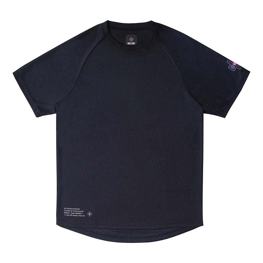 JERSEY, SHORT SLEEVES, MEN, BLACK, S