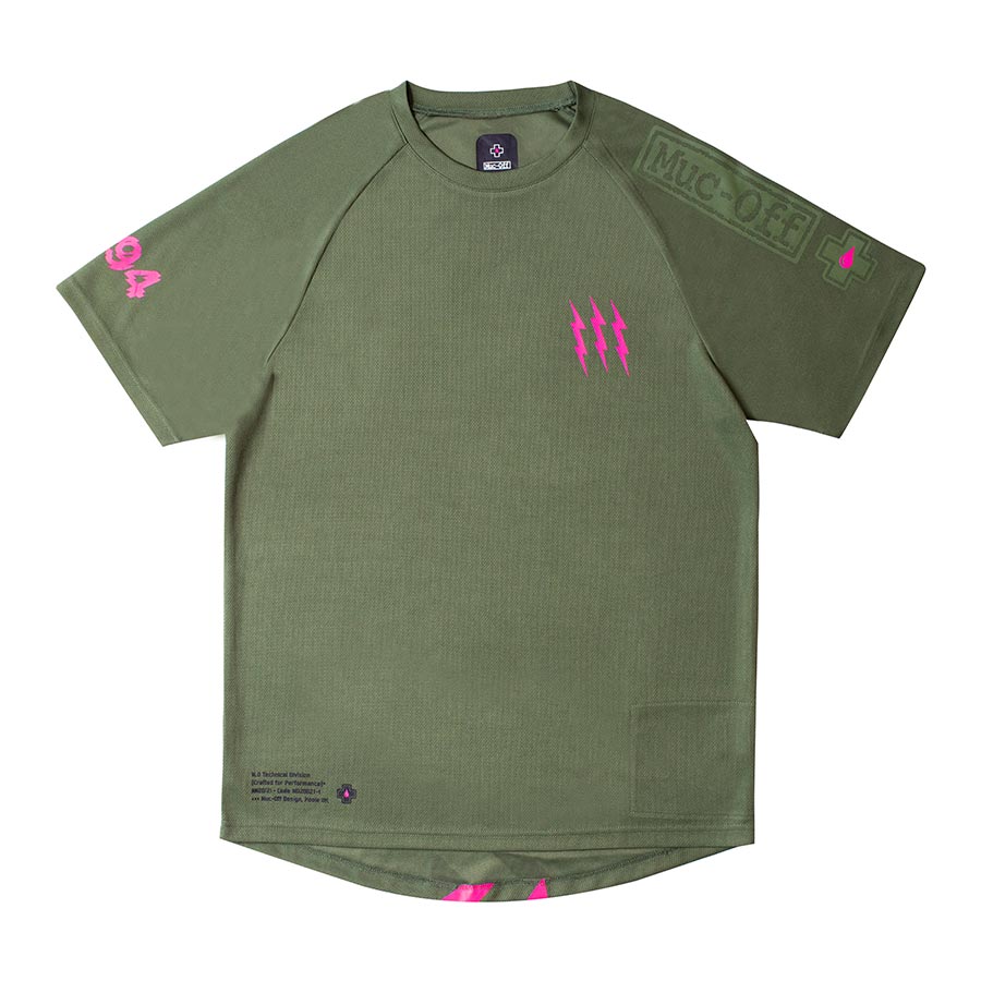 JERSEY, SHORT SLEEVES, MEN, GREEN, S