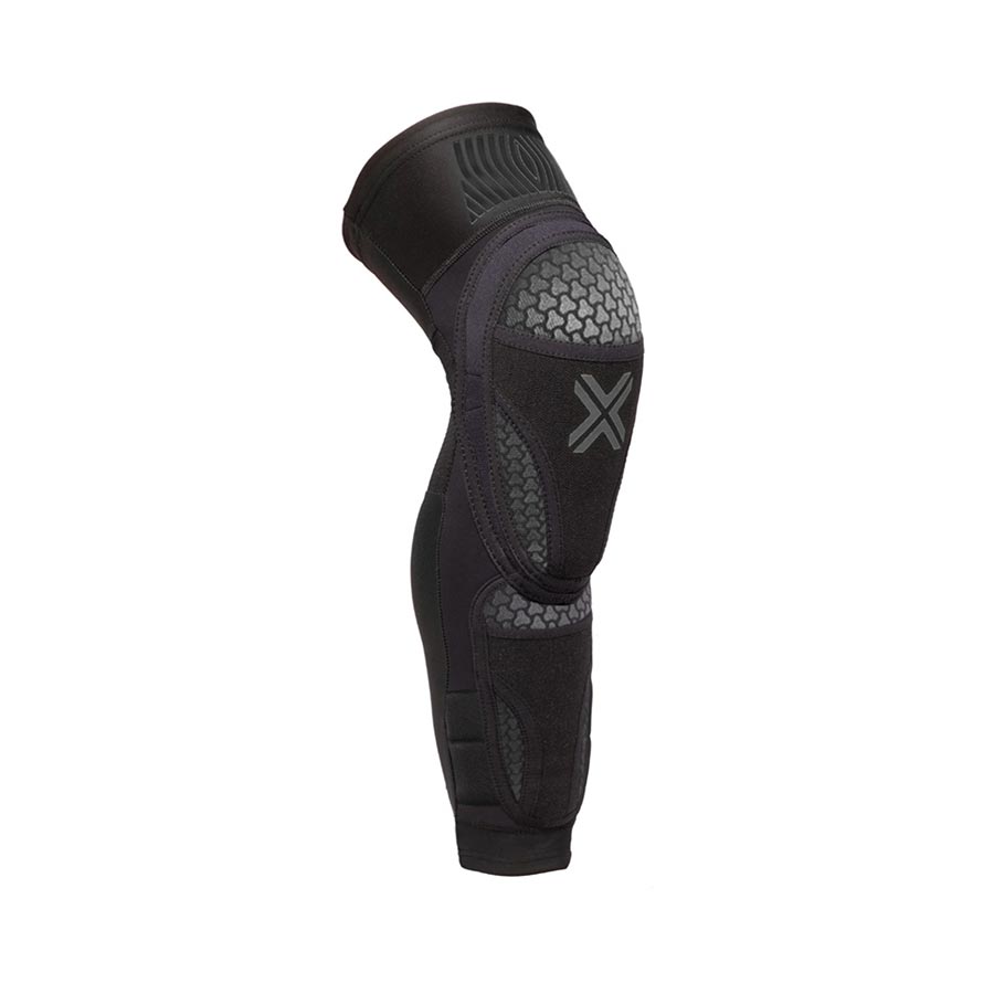 KNEE/SHIN GUARD, BLACK, L, PAIR
