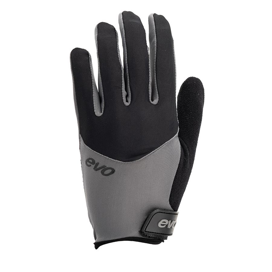 FULL FINGER GLOVES, BLACK/GREY, XS, PAIR