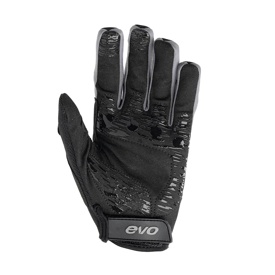 FULL FINGER GLOVES, BLACK/GREY, XS, PAIR