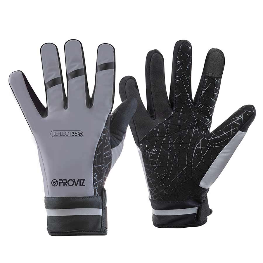 WINTER GLOVES, SILVER, XL, PAIR