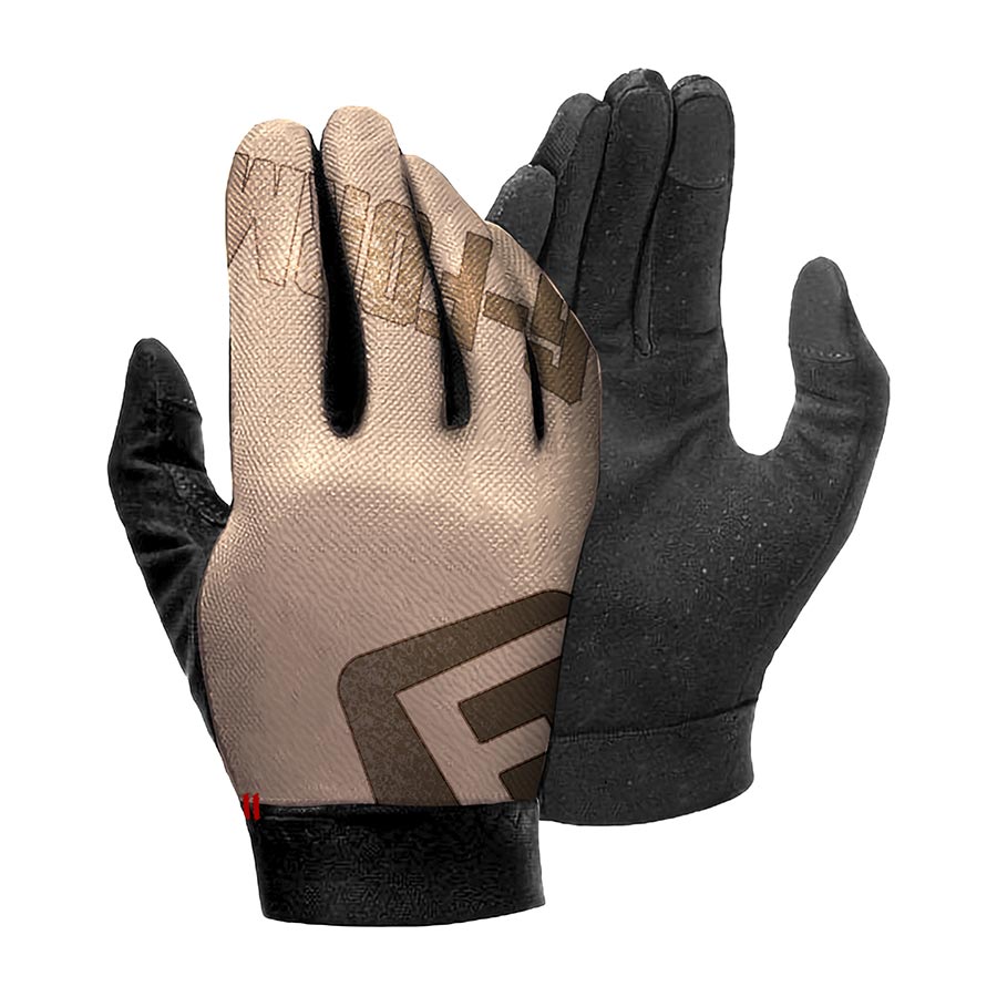 FULL FINGER GLOVES, TAN, L, PAIR