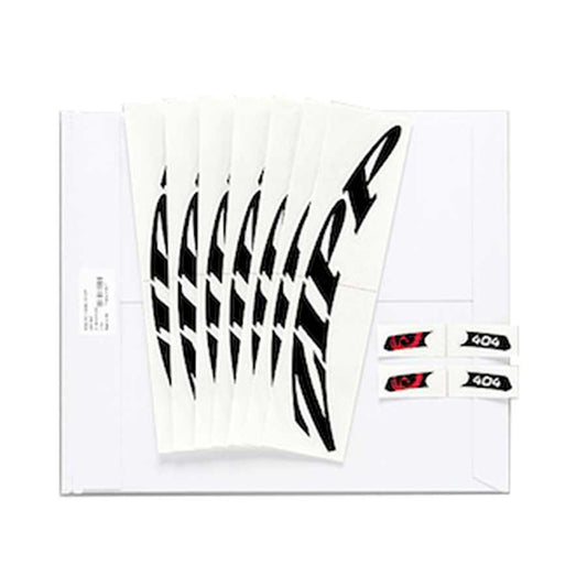 808, MATTE BLACK, NO BORDER, FOR ONE WHEEL