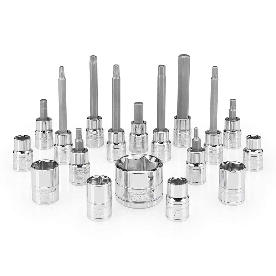 SOCKET AND HEXAGONAL BIT SET