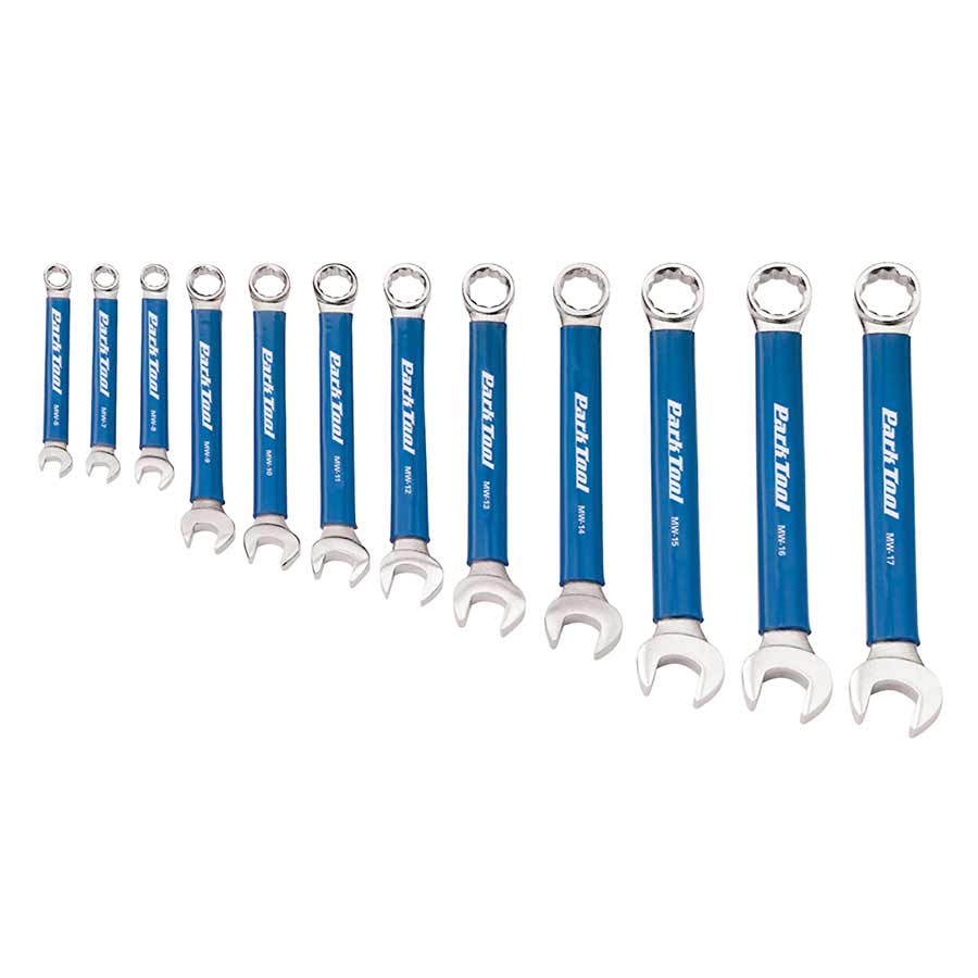 METRIC COMBINATION WRENCH SET, 6 TO 17MM