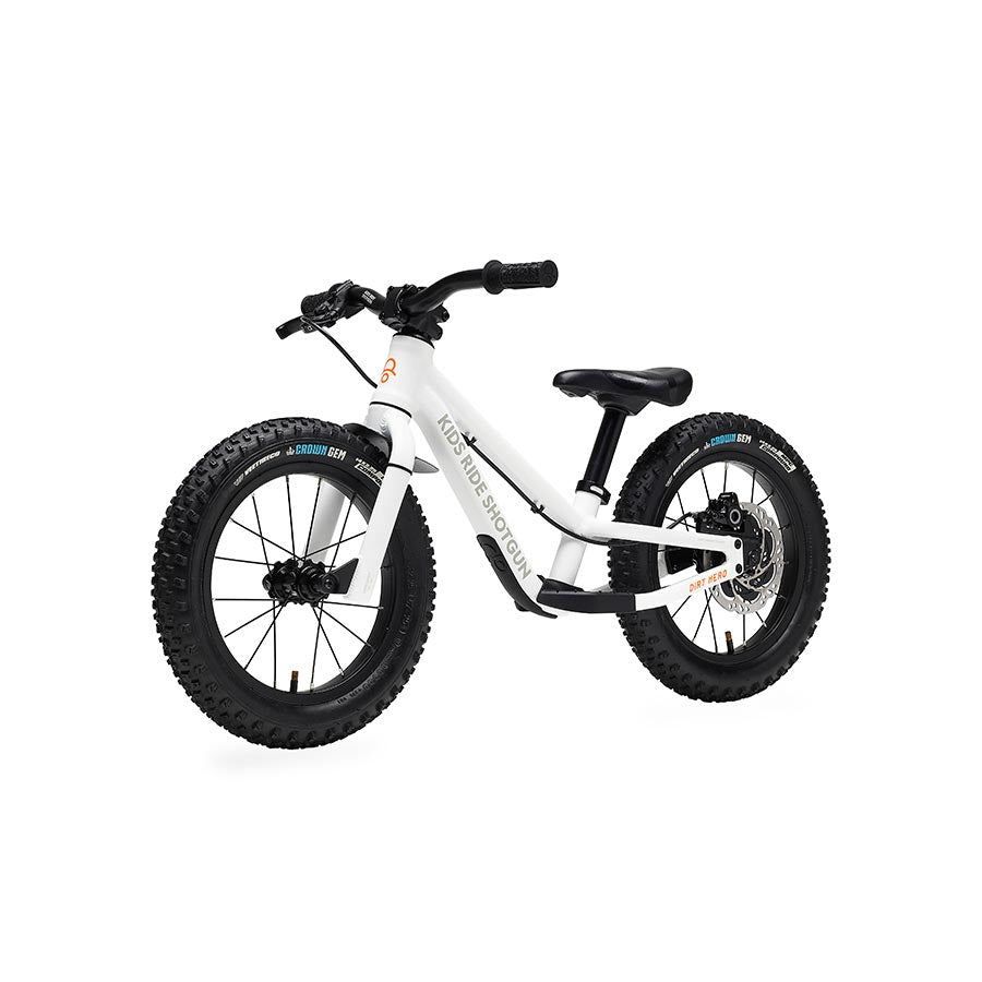 PUSH BIKE, 14'', WITH BRAKE, WHITE