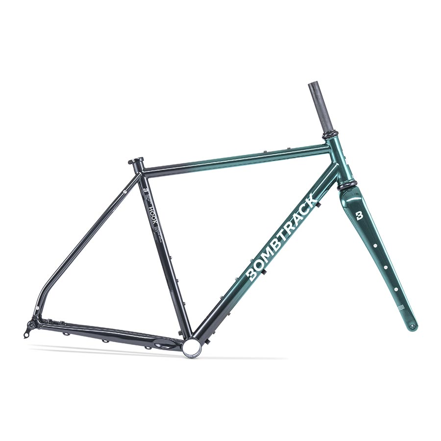 ROAD FRAME, METALLIC TEAL/ BLACK FADE, L, KIT