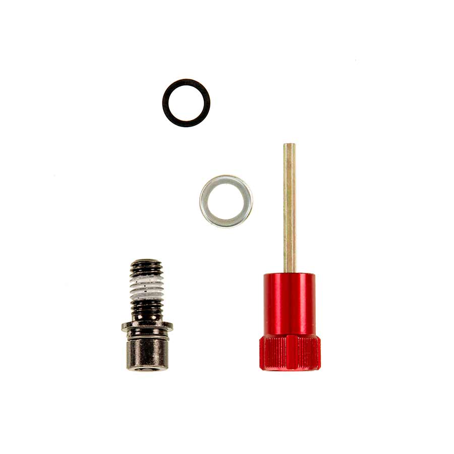 REBOUND DAMPER ADJ KNOB/BOLT ALU RED