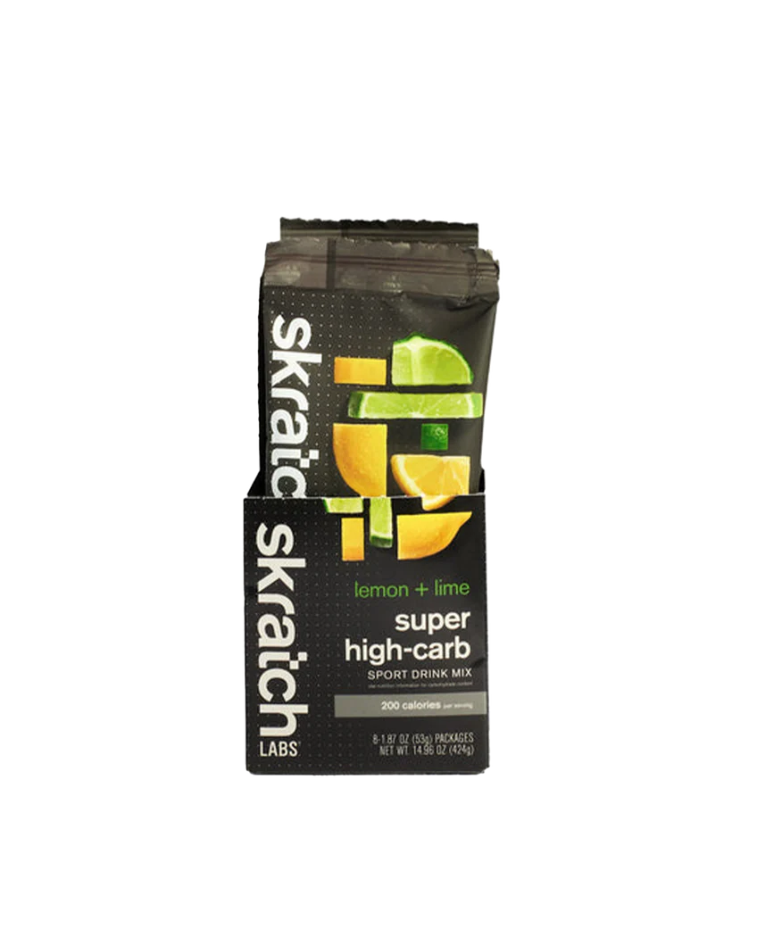 SKRATCH LABS - SUPER HIGH-CARB SPORT DRINK MIX: LEMON + LIME 8PK