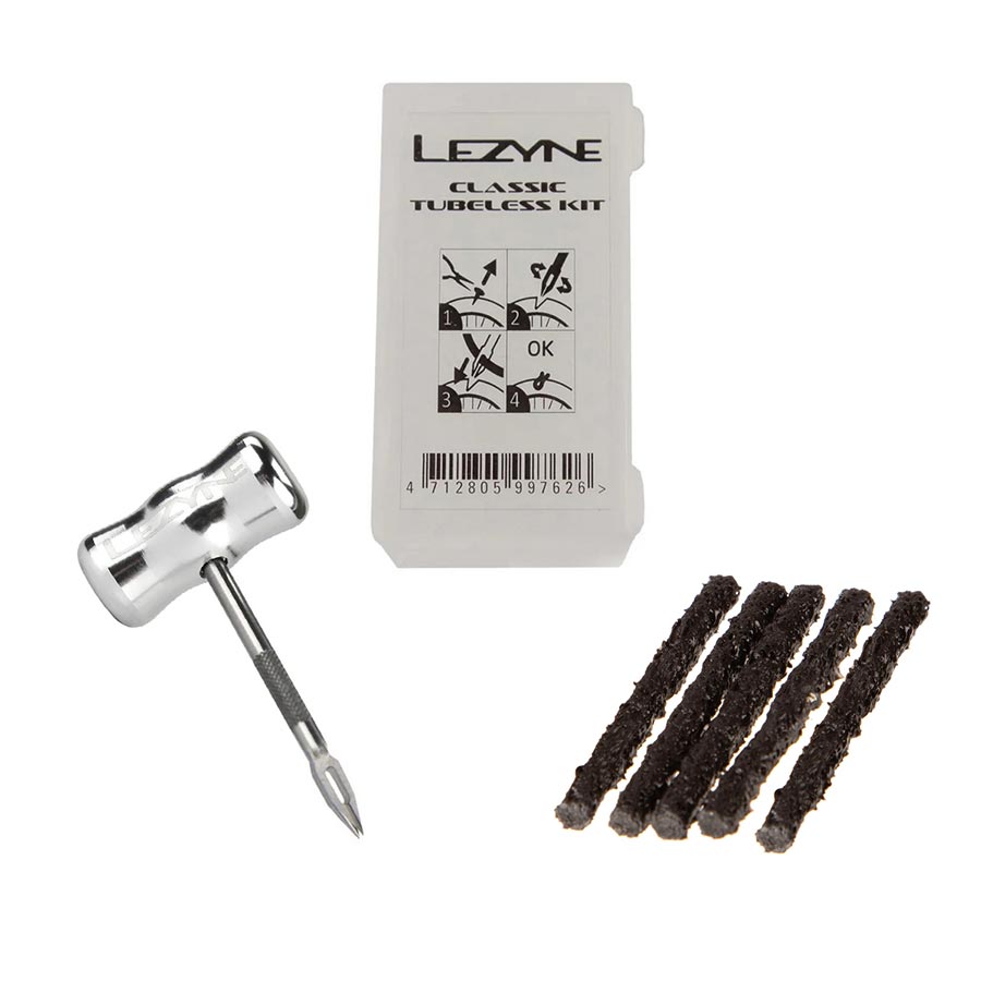 TUBELESS REPAIR KIT, INCLUDES TOOL AND 5 PLUGS