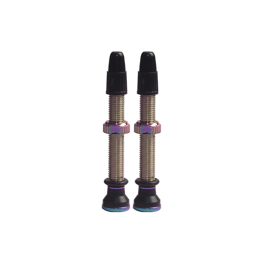TUBELESS VALVE, PRESTA, 44MM, IRIDESCENT, PAIR