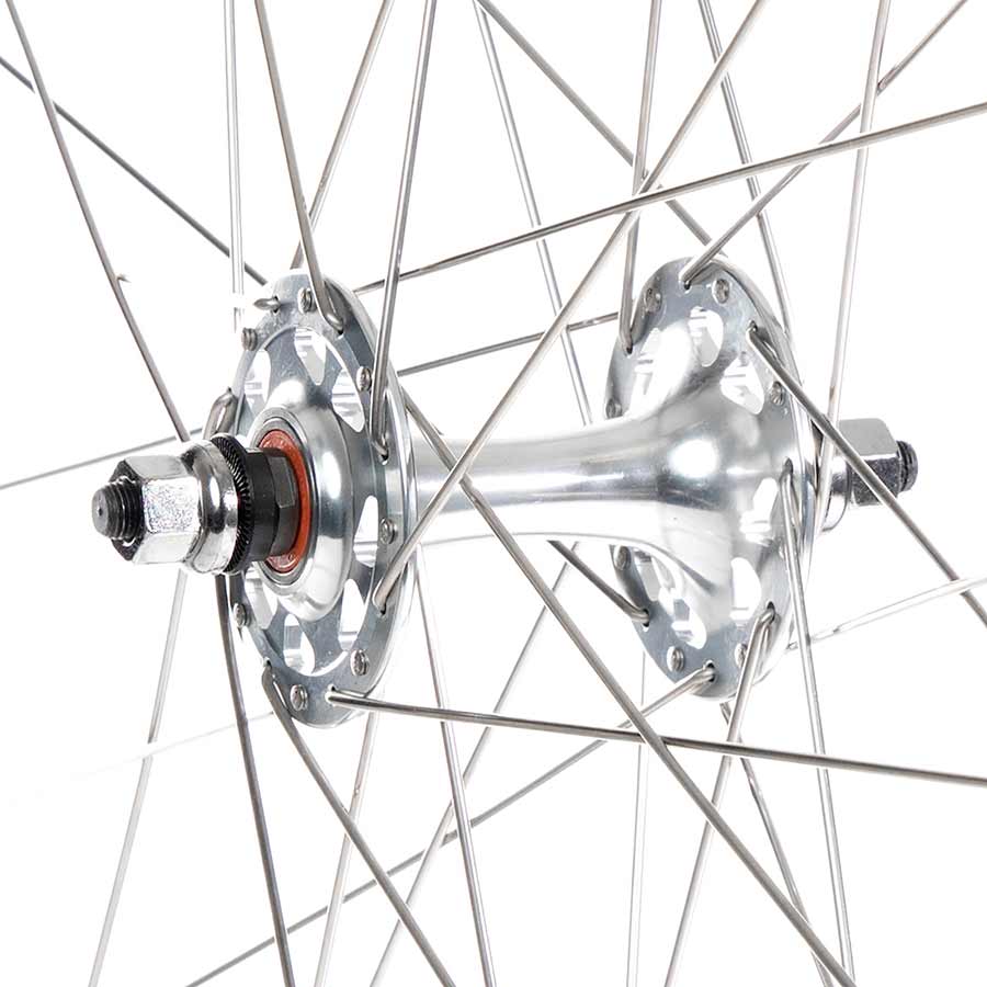 WHEEL, FRONT, 700C / 622, HOLES: 32, BOLT-ON, 100MM, RIM
