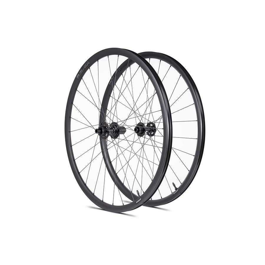 WHEEL, PAIR, 700C / 622, HOLES: 28, 12MM TA, F: 100MM, R: 142MM, DISC CENTER LOCK, PAIR