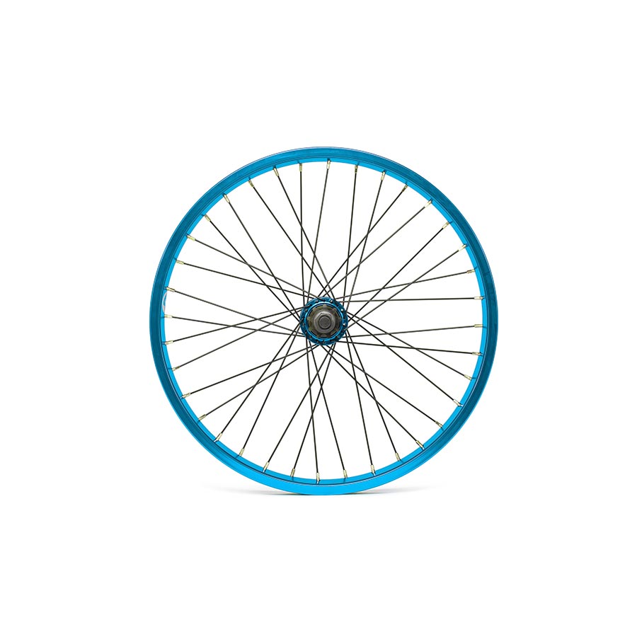 WHEEL, REAR, 20'' / 406, HOLES: 36, 14MM, 110MM, RIM, BMX CASSETTE, BLUE