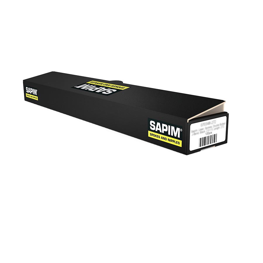 SPOKES, J-BEND, BLACK, 2.0, LENGTH: 262, 100PCS