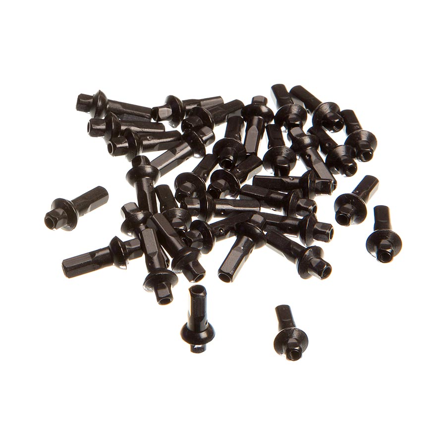 NIPPLES, LENGTH: 16MM, BLACK, 34PCS