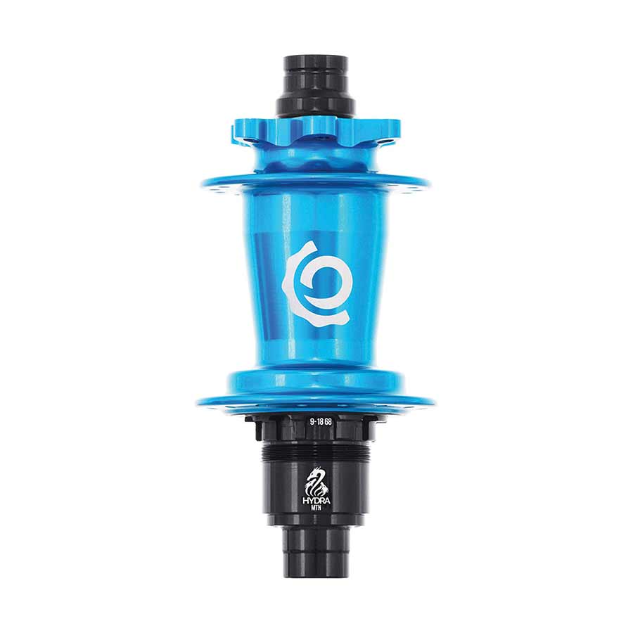 DISC HUB, REAR, 28H, 12MM TA, 148MM, SHIMANO MICRO SPLINE, TURQUOISE
