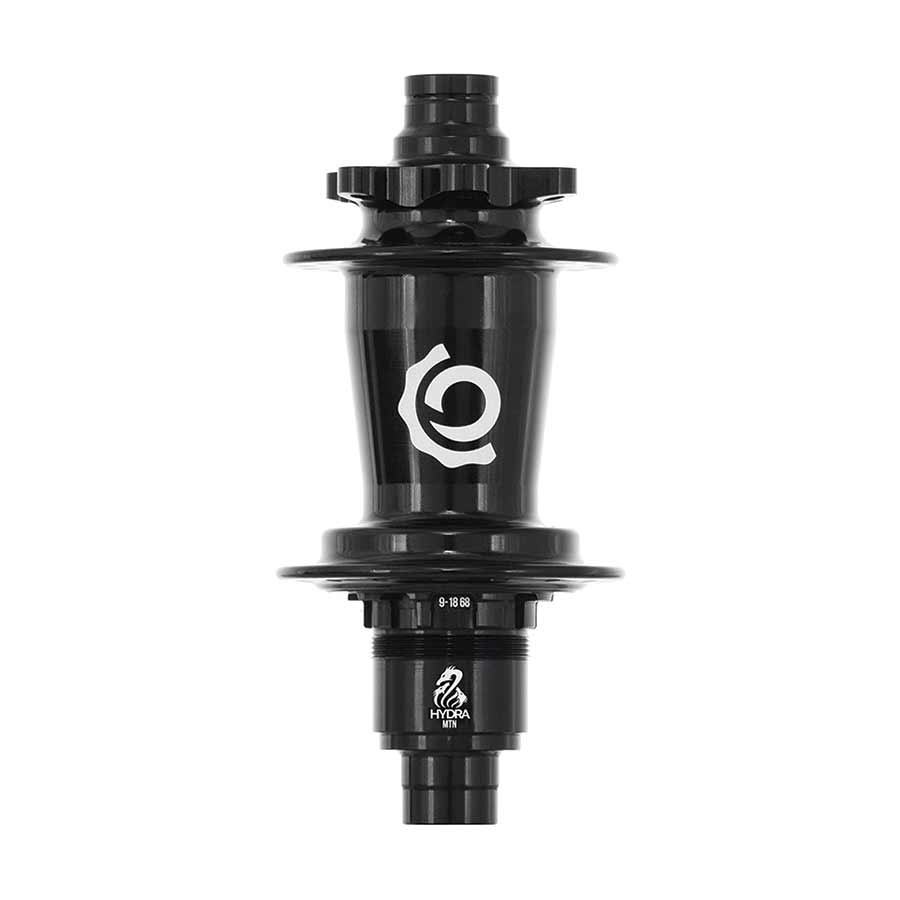 DISC HUB, REAR, 28H, 12MM TA, 148MM, SHIMANO ROAD 10/ MTB 11, BLACK