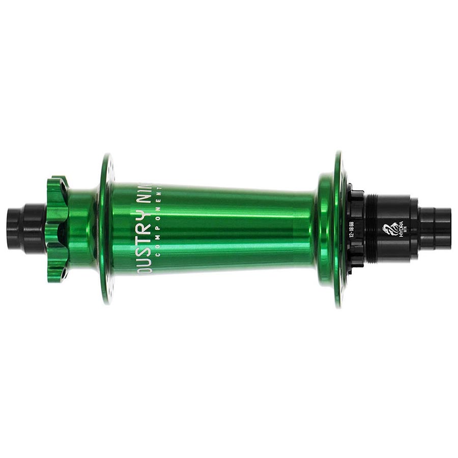 DISC HUB, REAR, 32H, 12MM TA, 148MM, SRAM XD, GREEN
