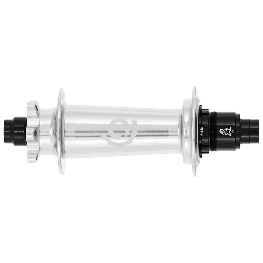 DISC HUB, REAR, 28H, 12MM TA, 148MM, SHIMANO MICRO SPLINE, SILVER