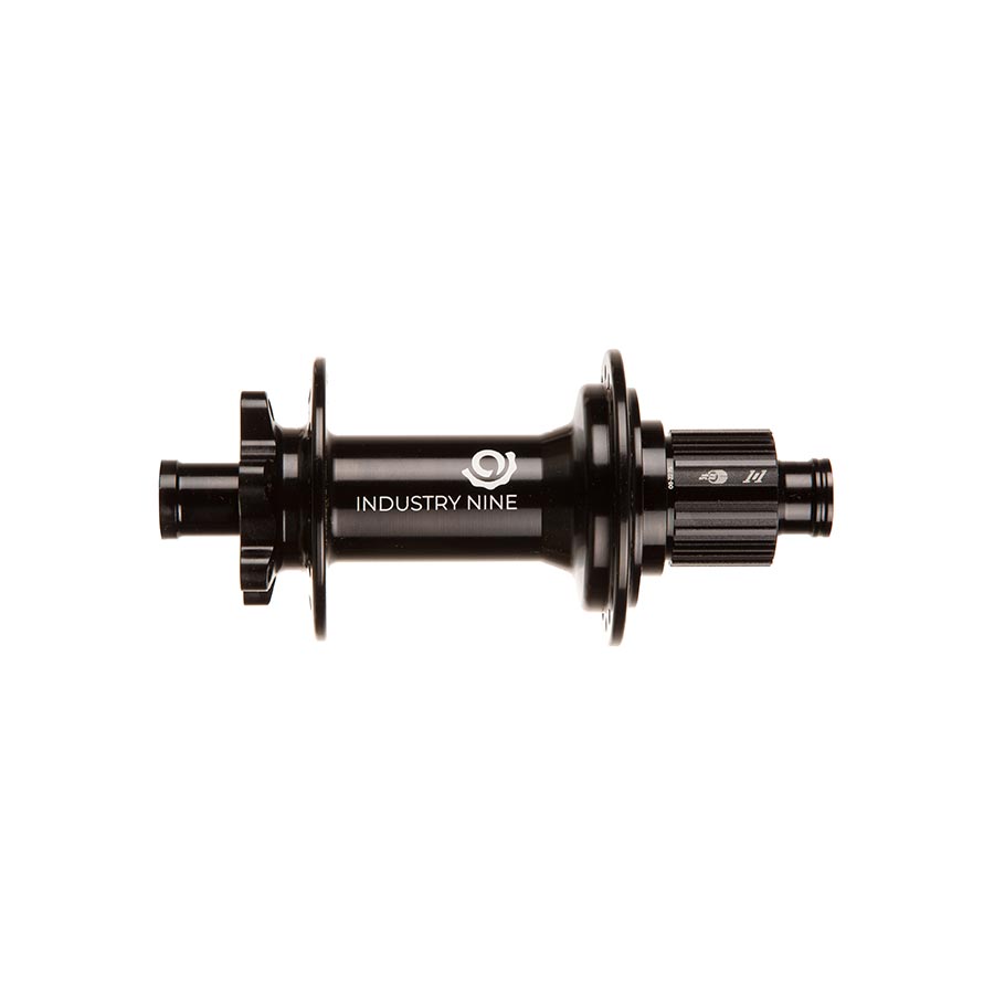 DISC HUB, REAR, 32H, 12MM TA, 157MM, SHIMANO MICRO SPLINE, BLACK