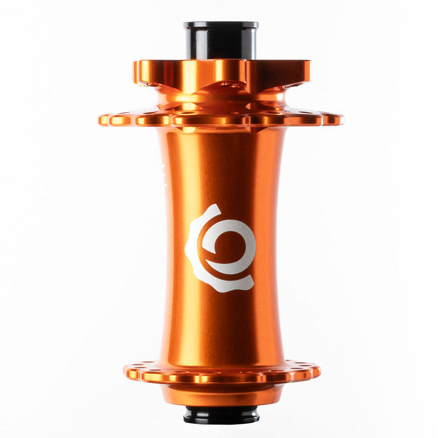 DISC HUB, FRONT, 32H, 15MM TA, 110MM BOOST, ORANGE