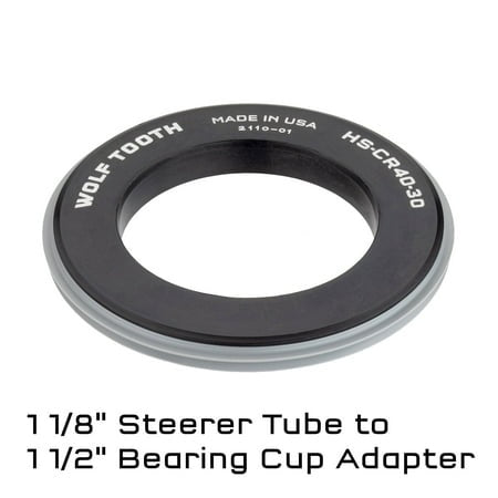 ADAPTER 1 1/8IN STEERER TO 1 1/2IN BEARING CUP