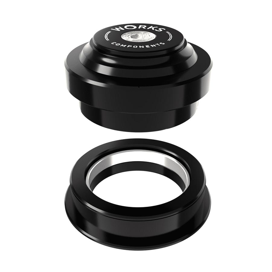 ANGLE HEADSET, 1.0°, 120-129MM, EC44/28.6 | ZS56/40, ZS, EXTERNAL THREADLESS, COMPLETE, BLACK