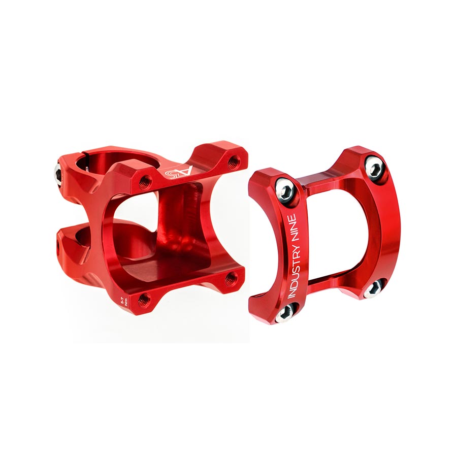 STEM, DIAMETER: 35MM, LENGTH: 40MM, STEERER: 1-1/8'', 8°, RED