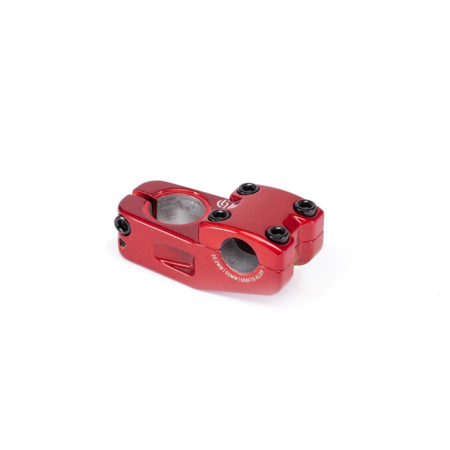 STEM, DIAMETER: 22.2MM, LENGTH: 50MM, STEERER: 1-1/8'', RED