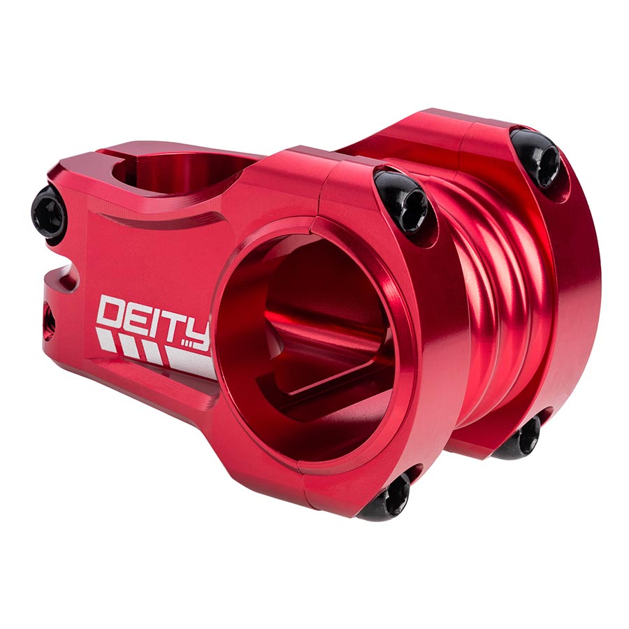 STEM, DIAMETER: 31.8MM, LENGTH: 42MM, STEERER: 1-1/8'', 0°, RED