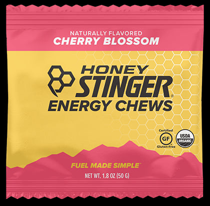 HONEY STINGER, ORGANIC, JUJUBES ÉNERGÉTIQUES, BOÎTE DE 12 X 50G, CERISES
