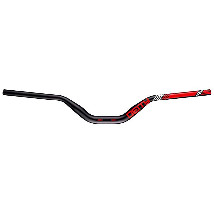 MTB HANDLEBAR, DIAMETER: 31.8MM, 760MM, RISE: 80MM, RED